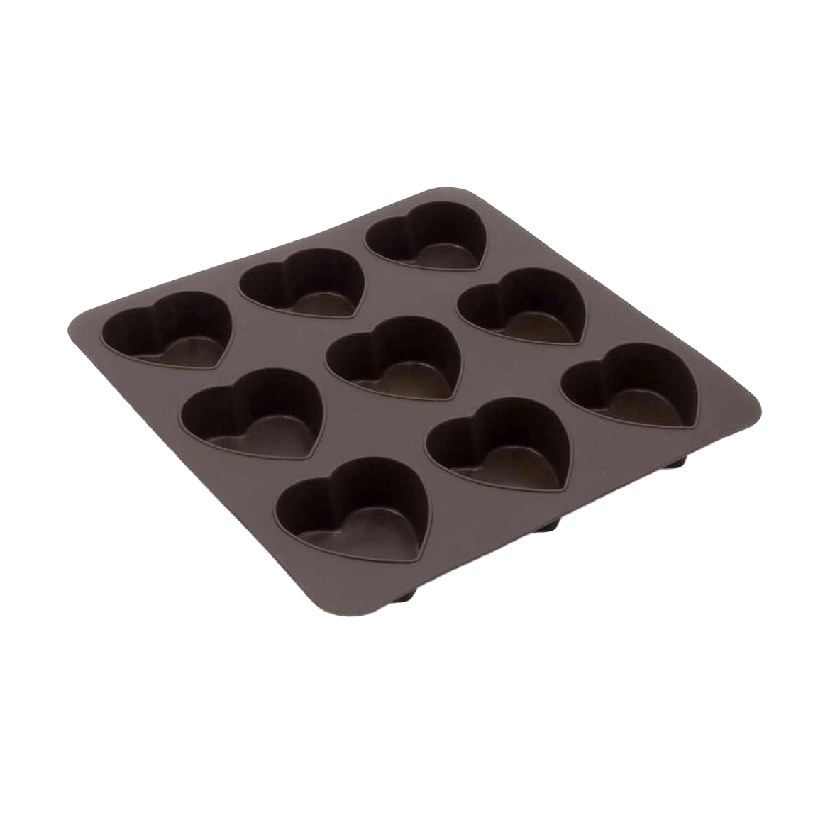 Форма для випічки мафінів Lessner Chef Choco квадратна, на 9 штук, 25*25*3 см (10245)